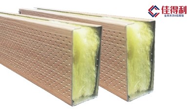 體育館吊頂木紋鋁方通吸音